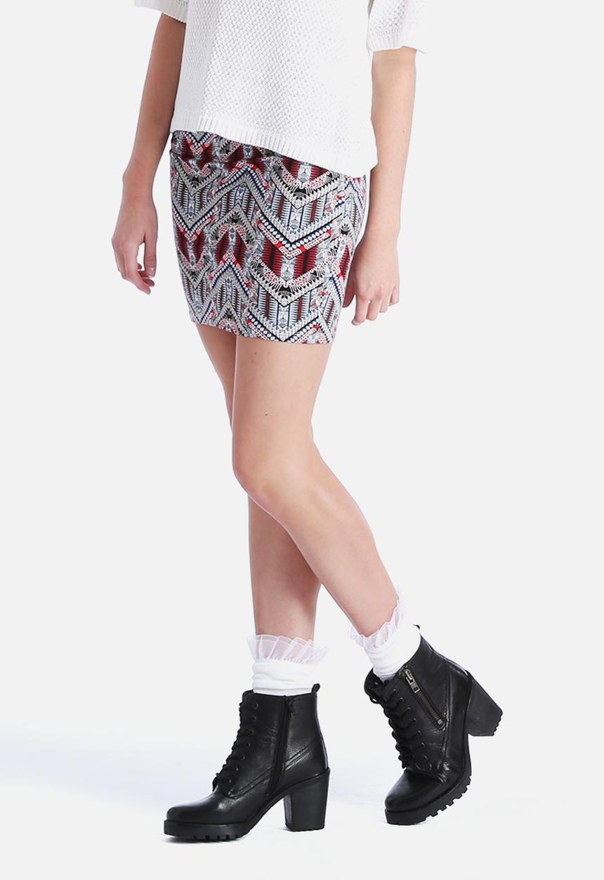 New Look - St Matthew Tribal Tube Skirt
