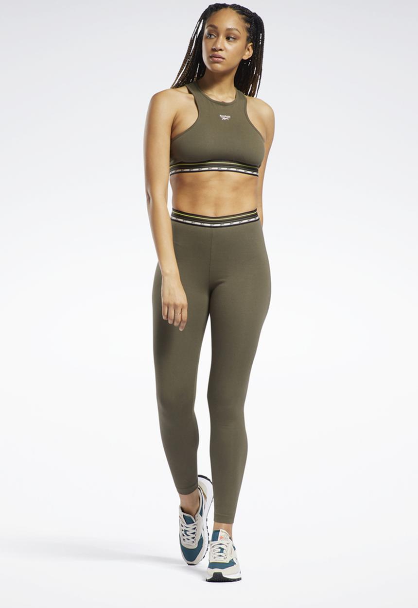 Reebok - Cl camping bralette - army green