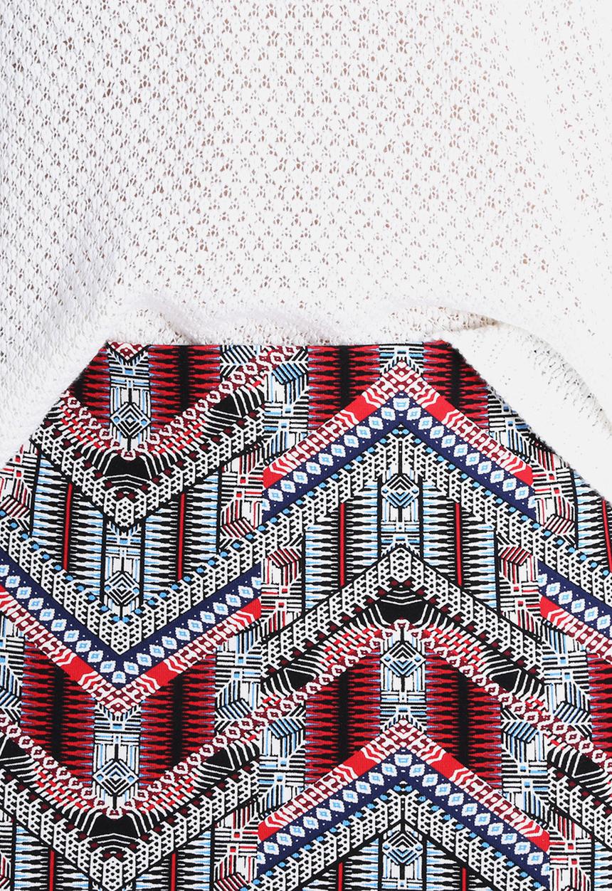 New Look - St Matthew Tribal Tube Skirt