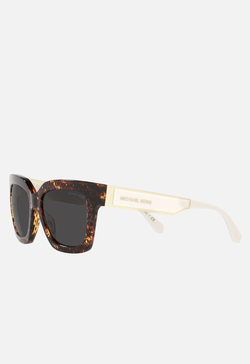 Michael Kors Eyewear - Berkshires square - mk logo print tortoise