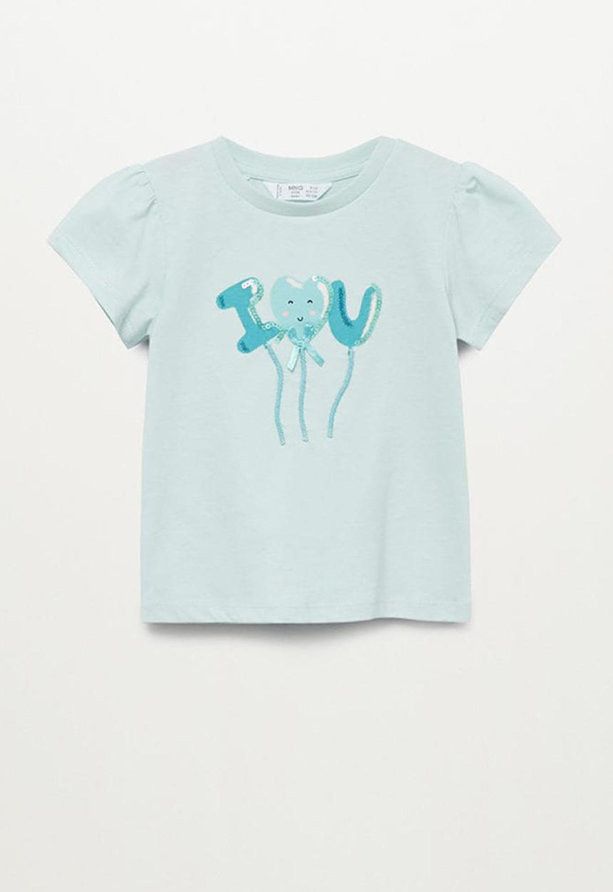MANGO - T-shirt dori - blue