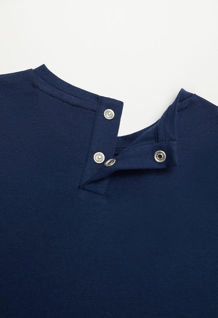 MANGO - T-shirt berry - blue