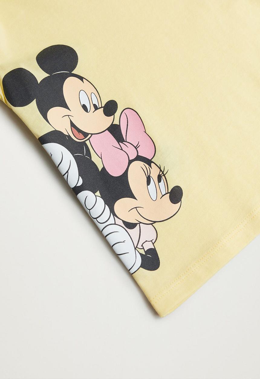 MANGO - T-shirt side - yellow