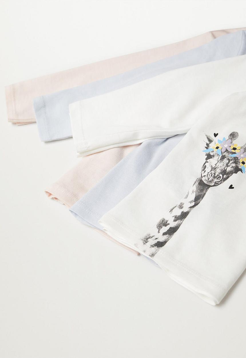 MANGO - Safari long sleeve tee - natural