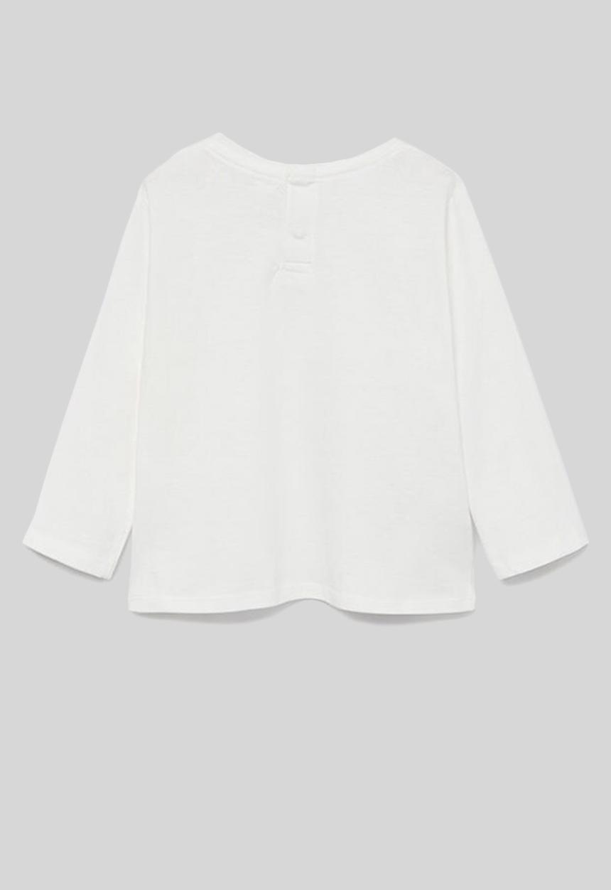 MANGO - Safari long sleeve tee - natural