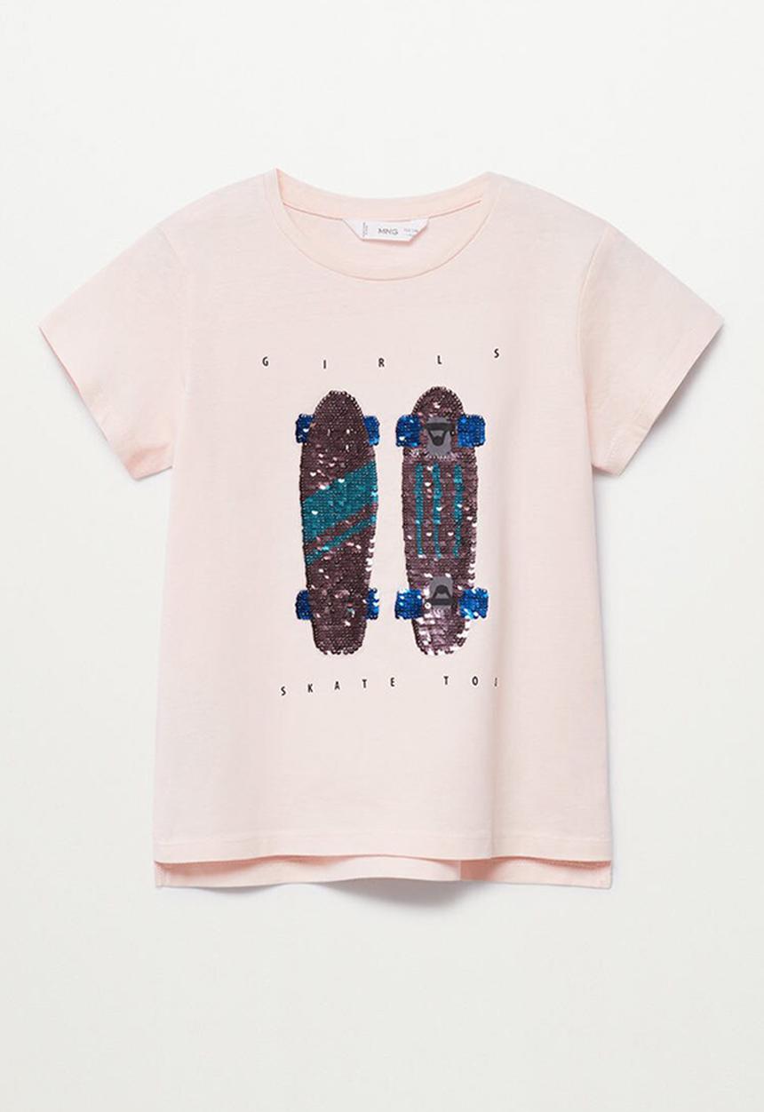 MANGO - T-shirt lolly - pink