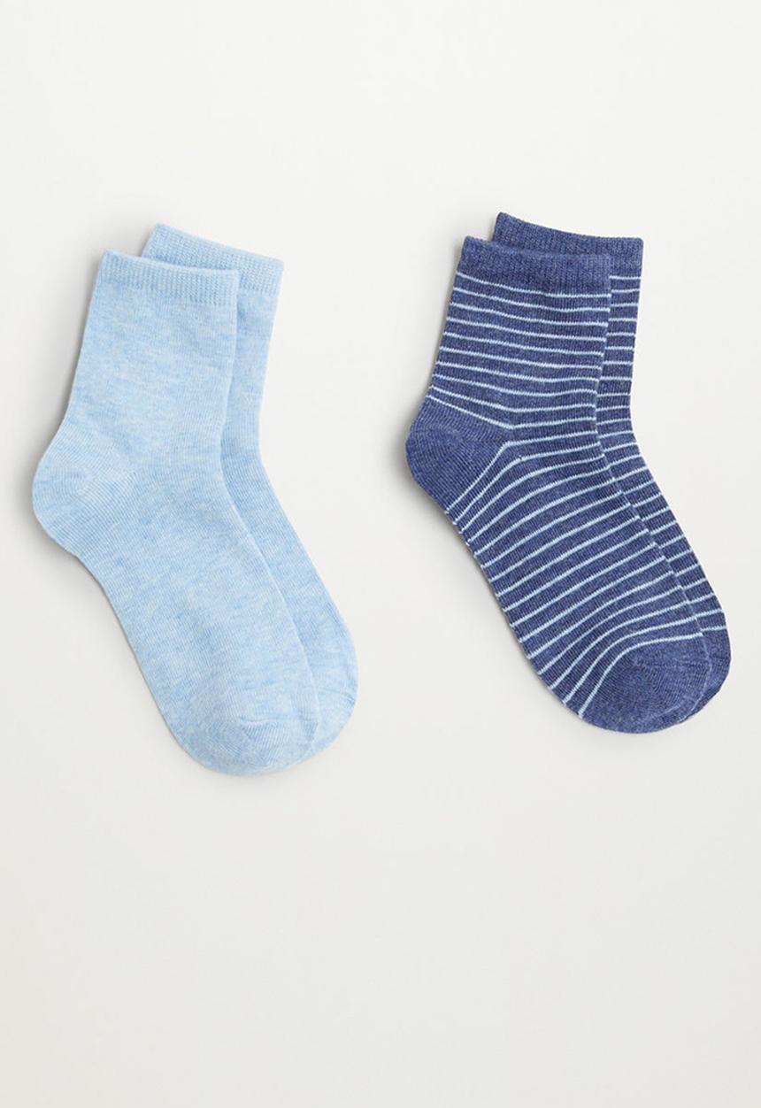 MANGO - Socks blue 2-pack - medium blue