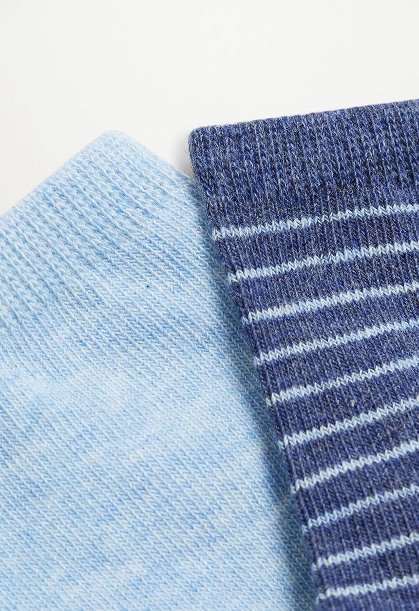 MANGO - Socks blue 2-pack - medium blue