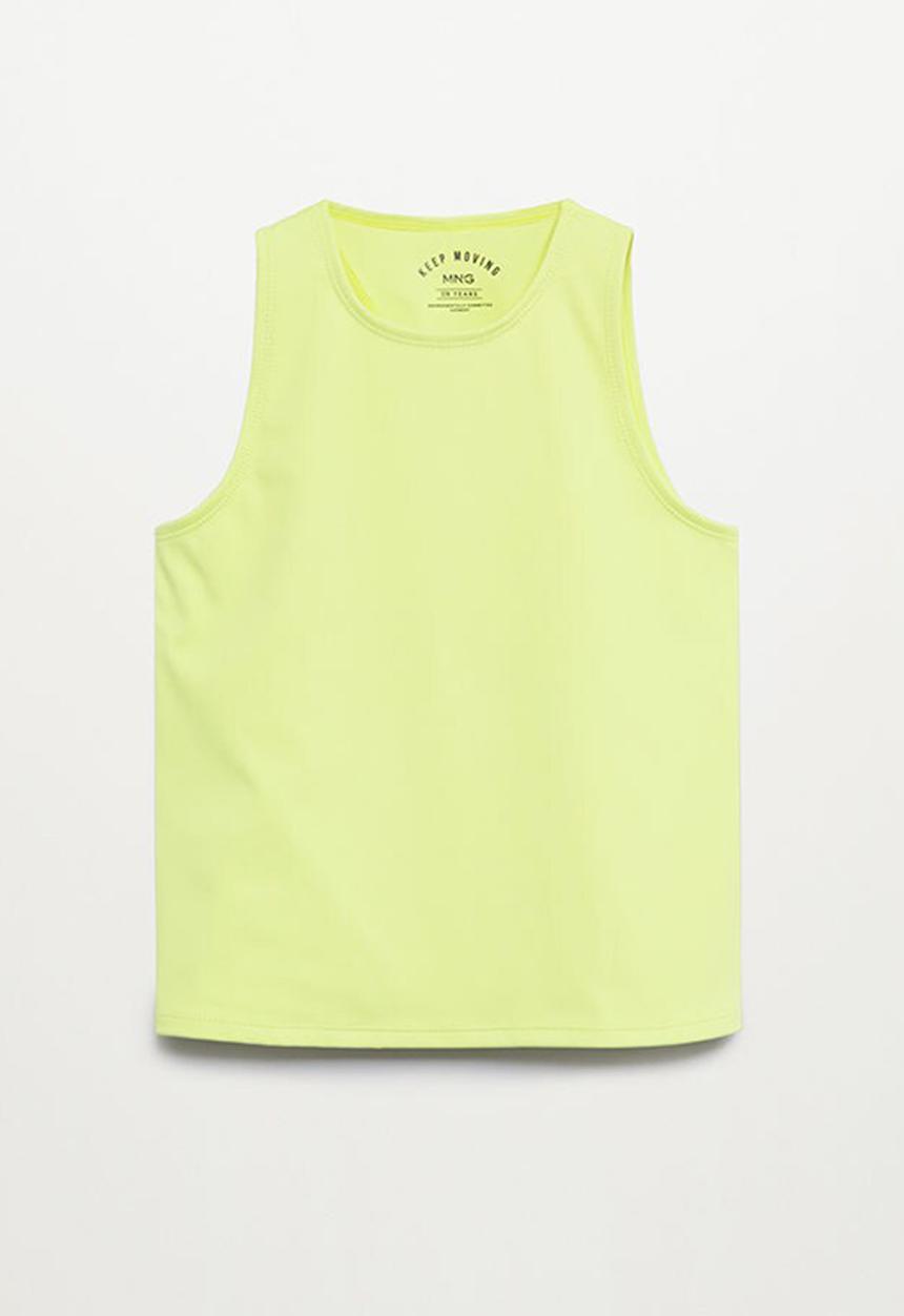 MANGO - T-shirt miley - yellow