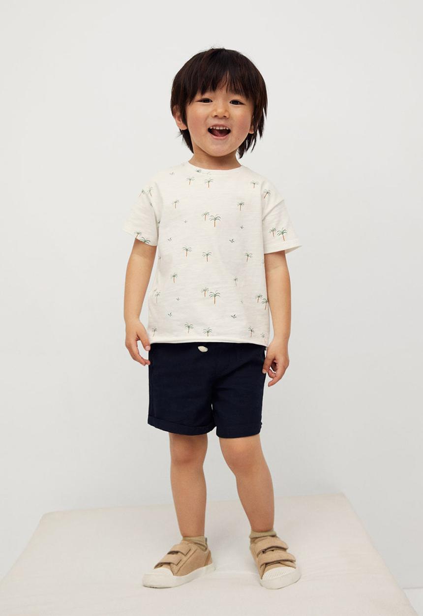 MANGO - T-shirt palmera - white