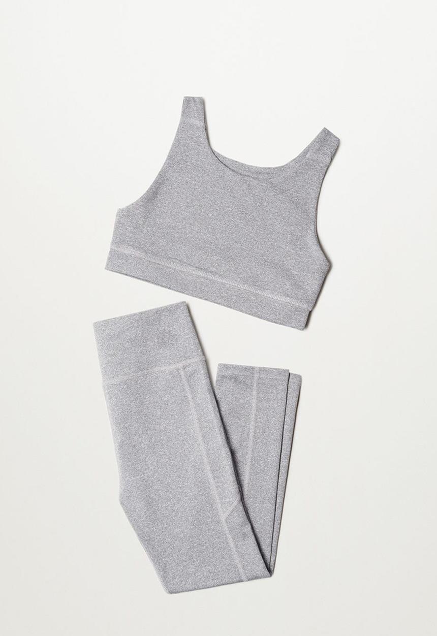 MANGO - T-shirt leticia - grey