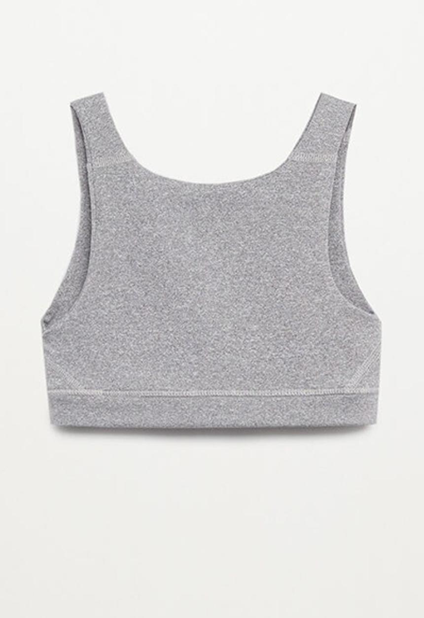 MANGO - T-shirt leticia - grey