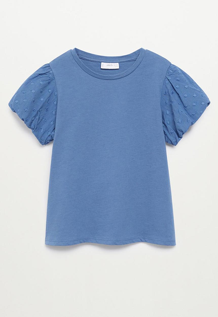 MANGO - T-shirt plume - blue