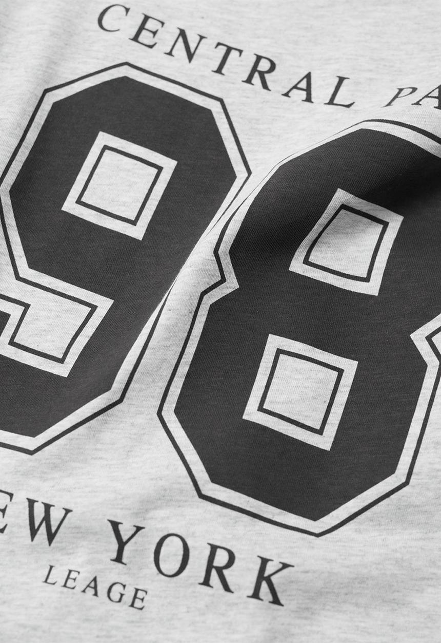 MANGO - T-shirt arizona - grey