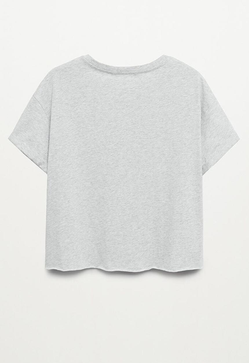 MANGO - T-shirt arizona - grey