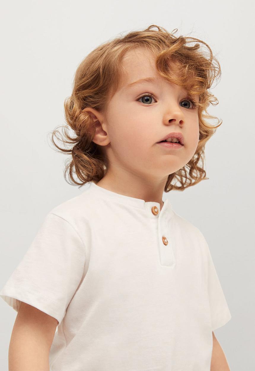 MANGO - T-shirt pani 8 - white 