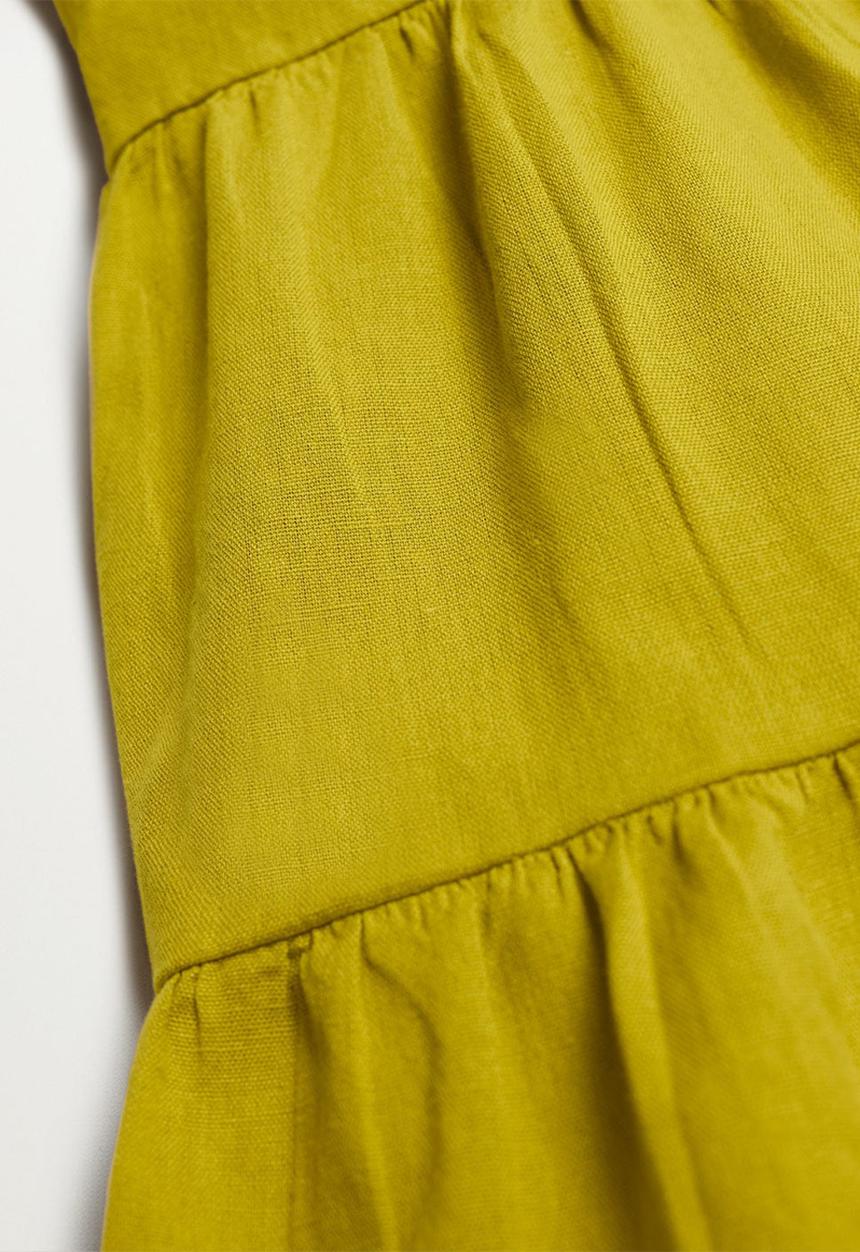MANGO - Vestido sienna - yellow