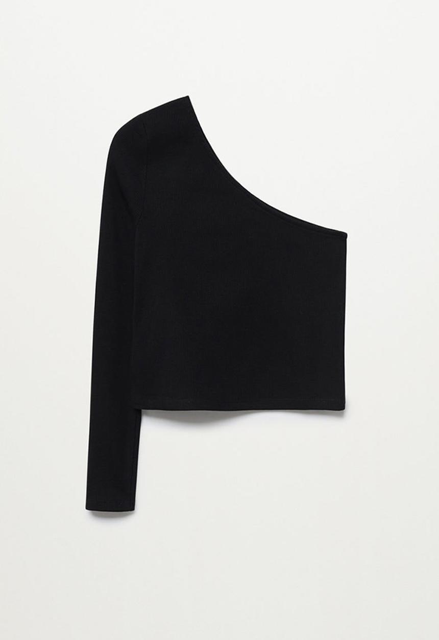 MANGO - T-shirt paula - black
