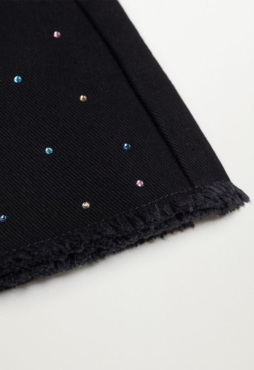 MANGO - Shine skirt - black