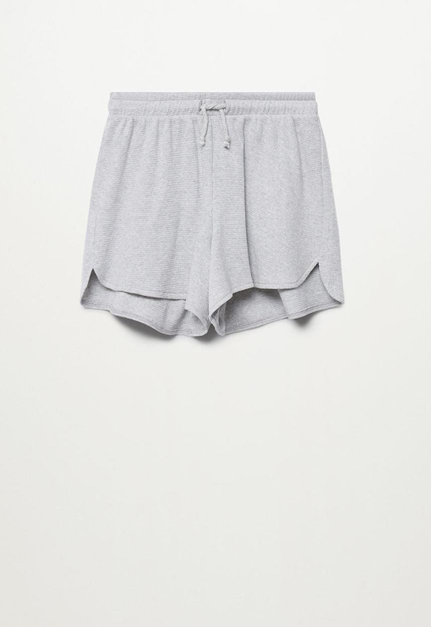 MANGO - Shorts gofrep - grey
