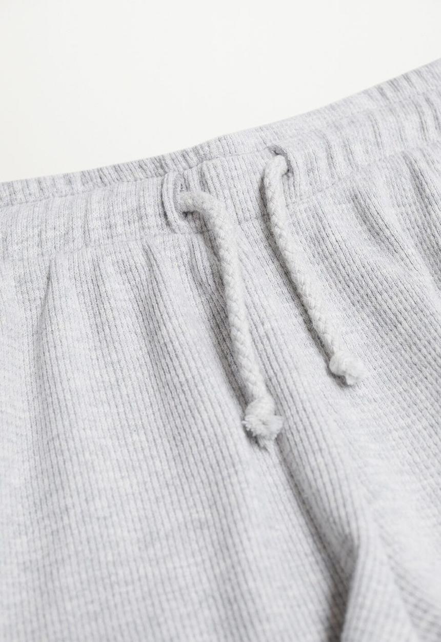 MANGO - Shorts gofrep - grey