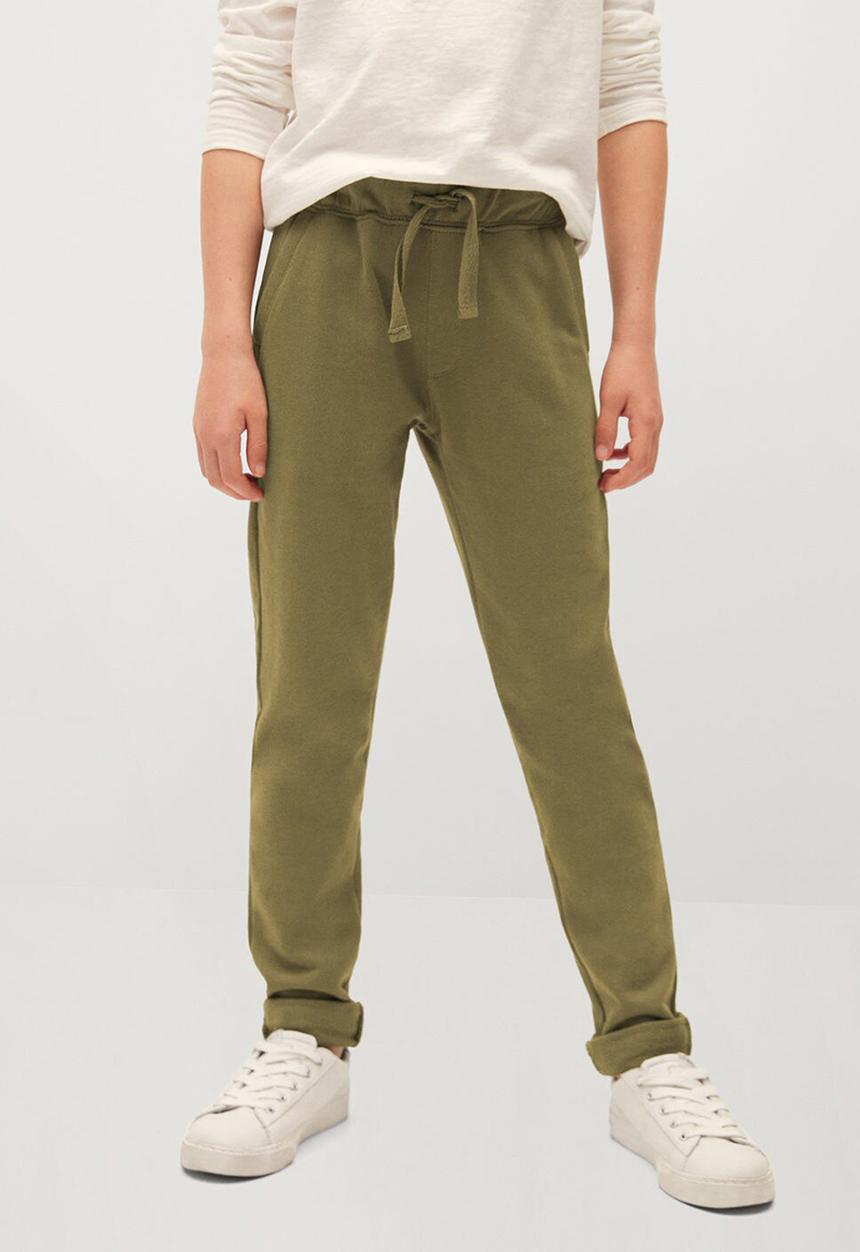 MANGO - Trousers ryan - green