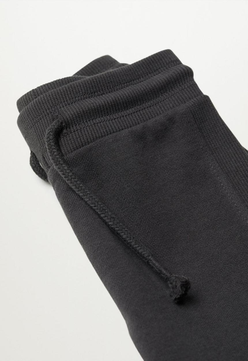 MANGO - Trousers mires - black