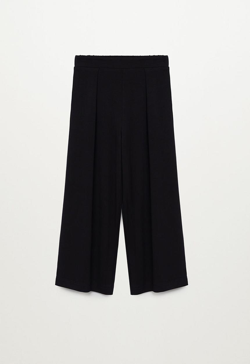 MANGO - Trousers monaco - black