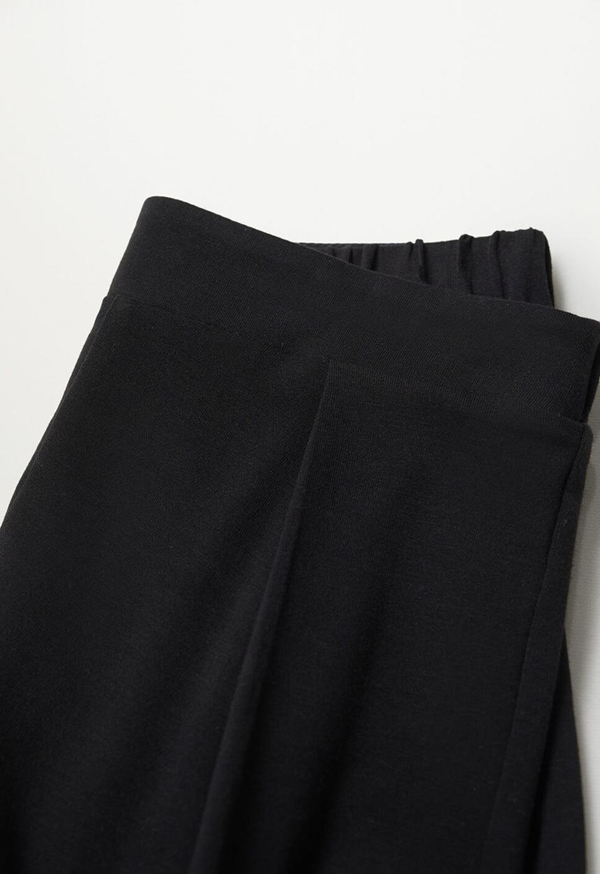 MANGO - Trousers monaco - black