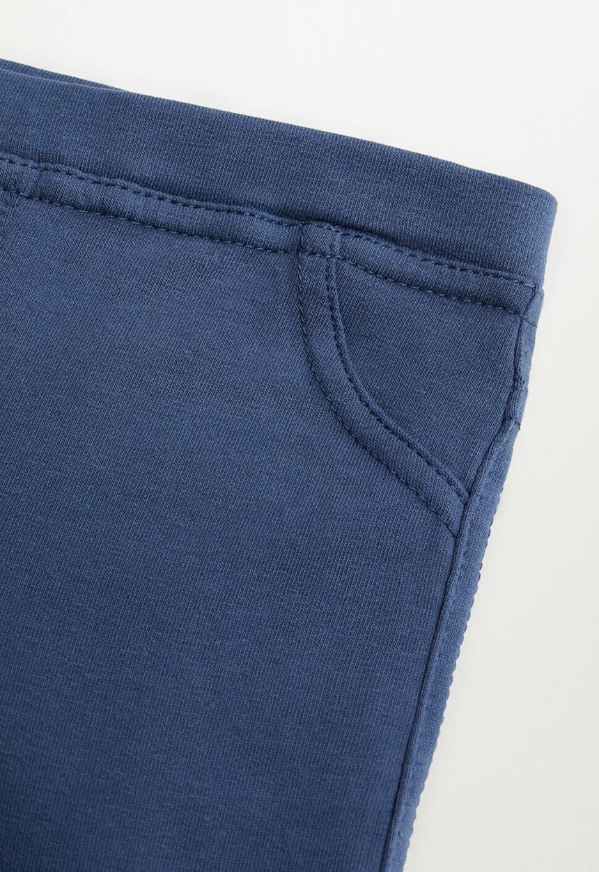 MANGO - Terry leggings - navy