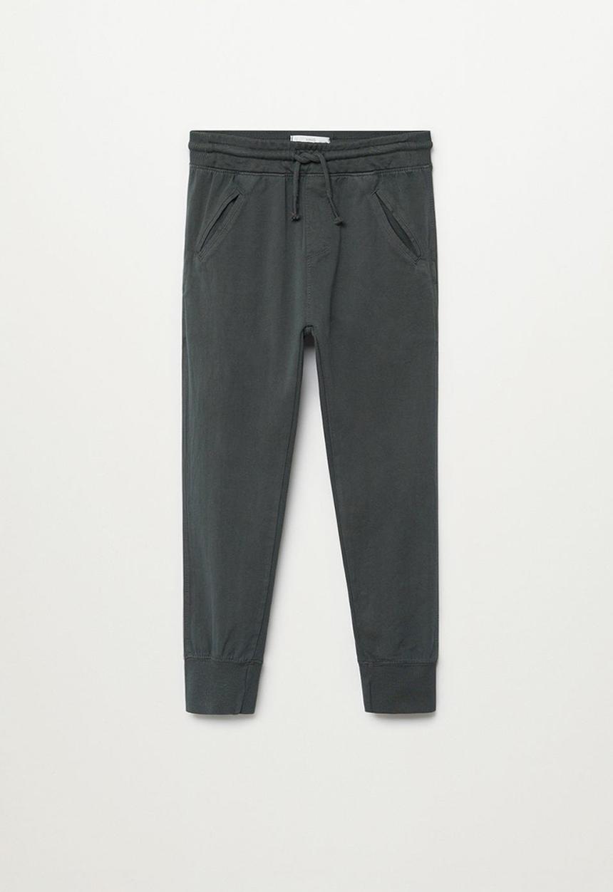MANGO - Smart Jogger Trousers - black