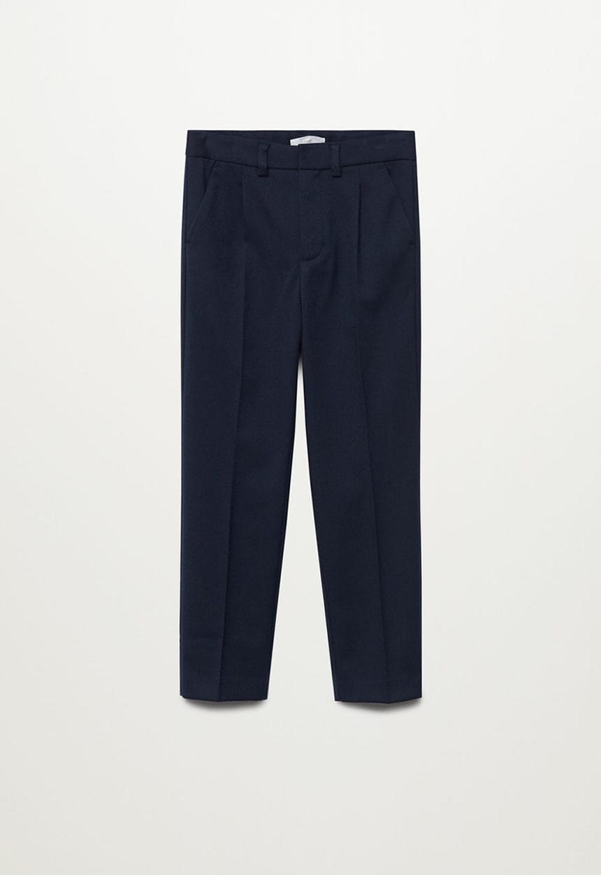 MANGO - Trousers russt8 - navy