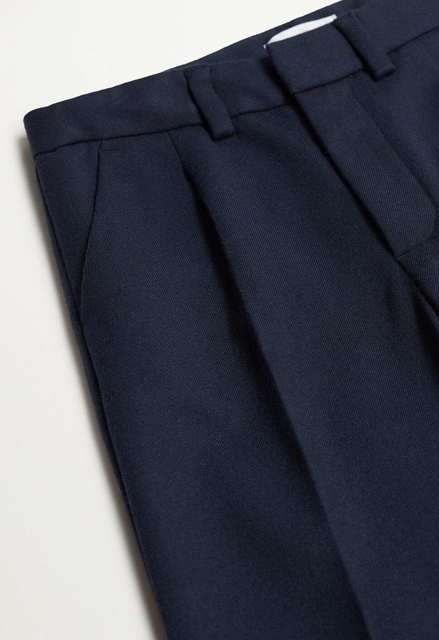 MANGO - Trousers russt8 - navy