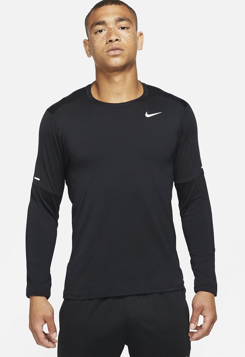 Nike - K df elmnt crew - black/reflective silver