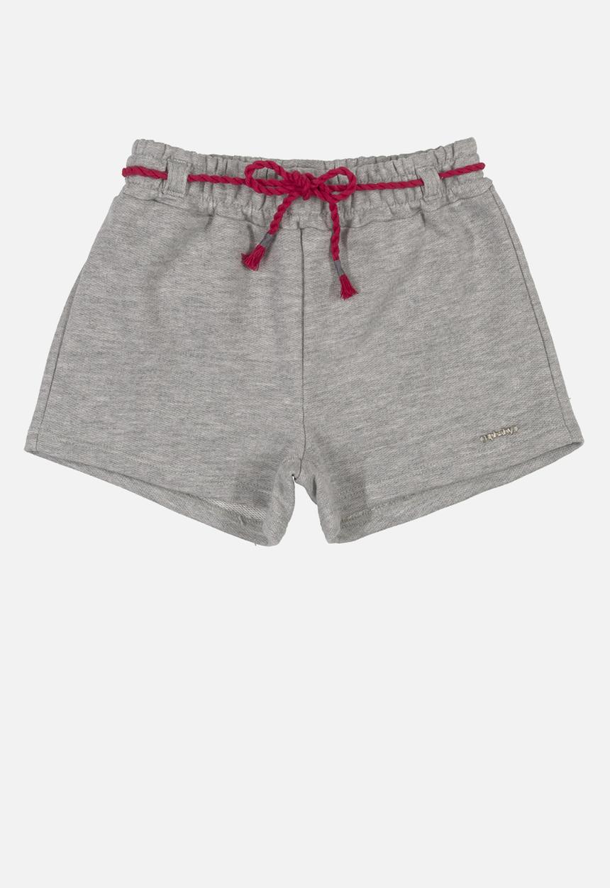 UP Baby - Heart tee & shorts set - red & grey 