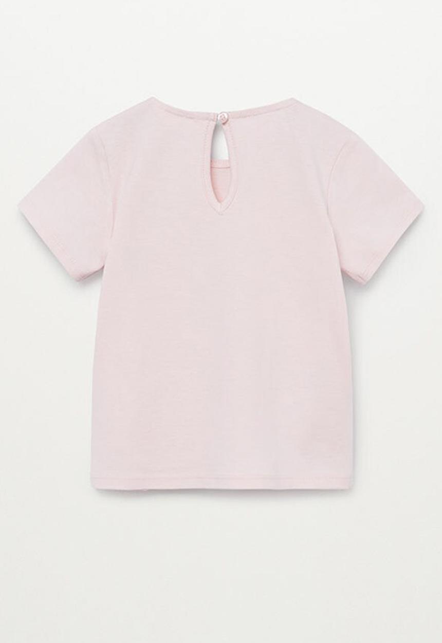 MANGO - Maria8 short sleeve tee - medium pink