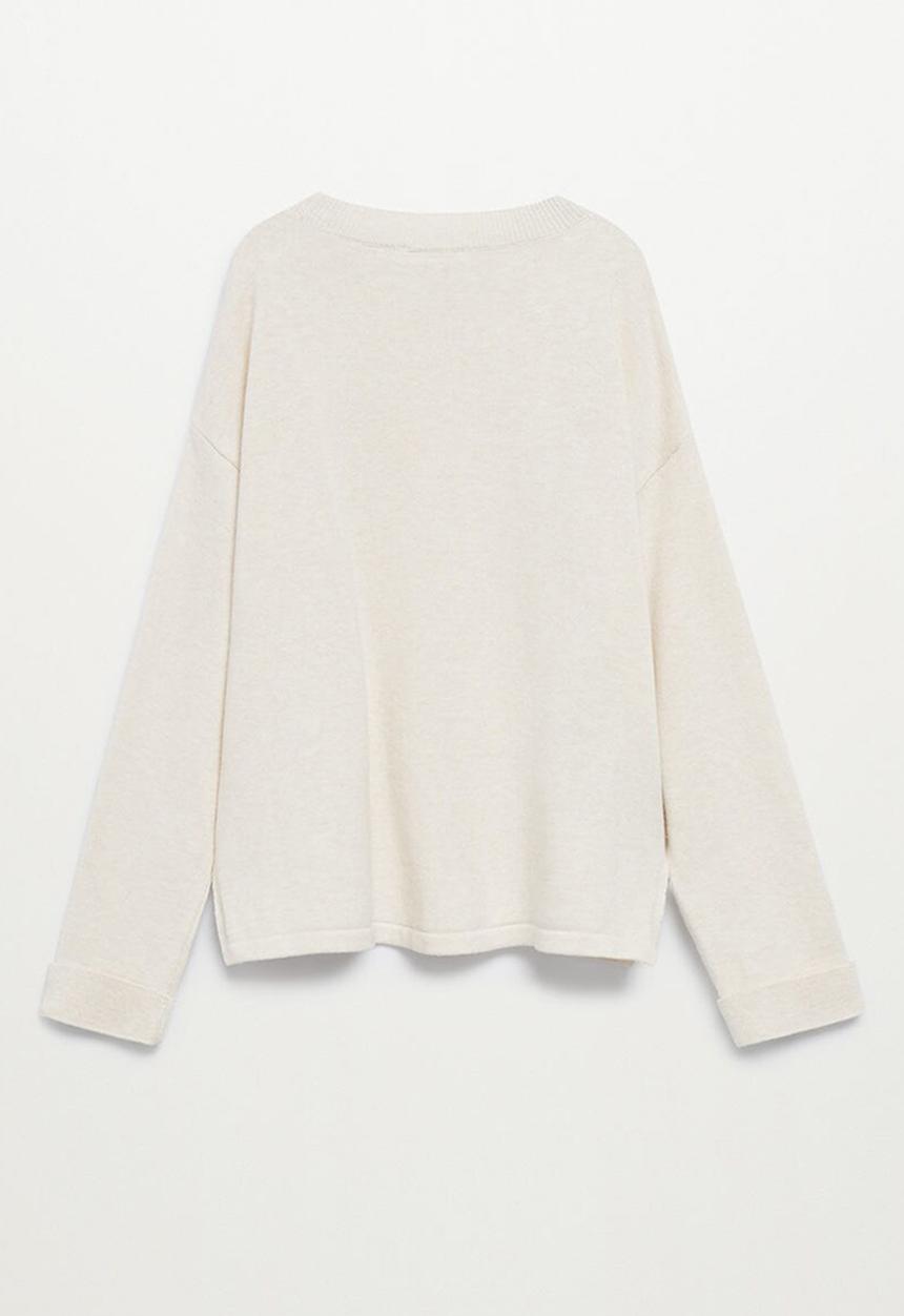 MANGO - Sweater meg - natural