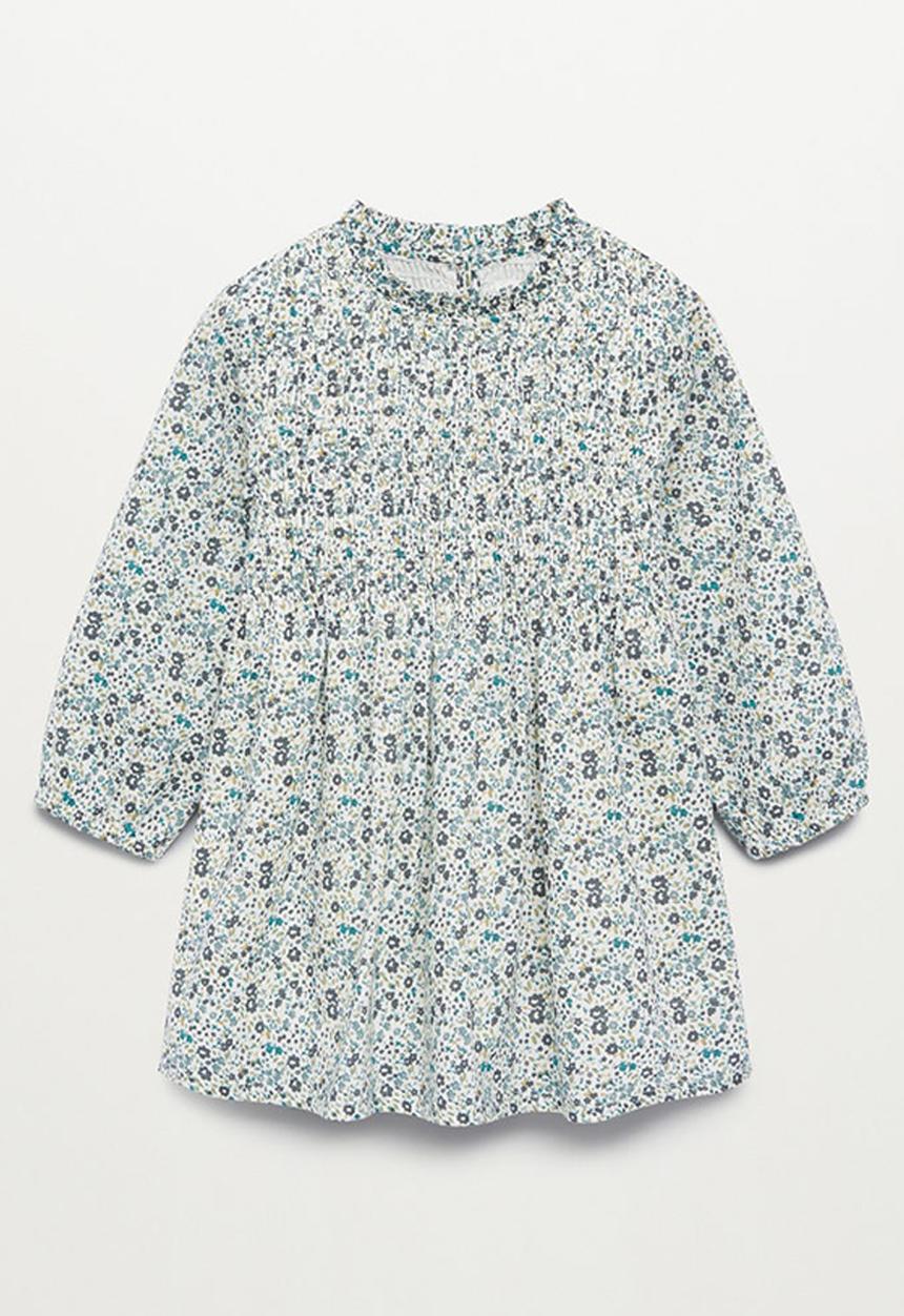 MANGO - Dress blume - blue