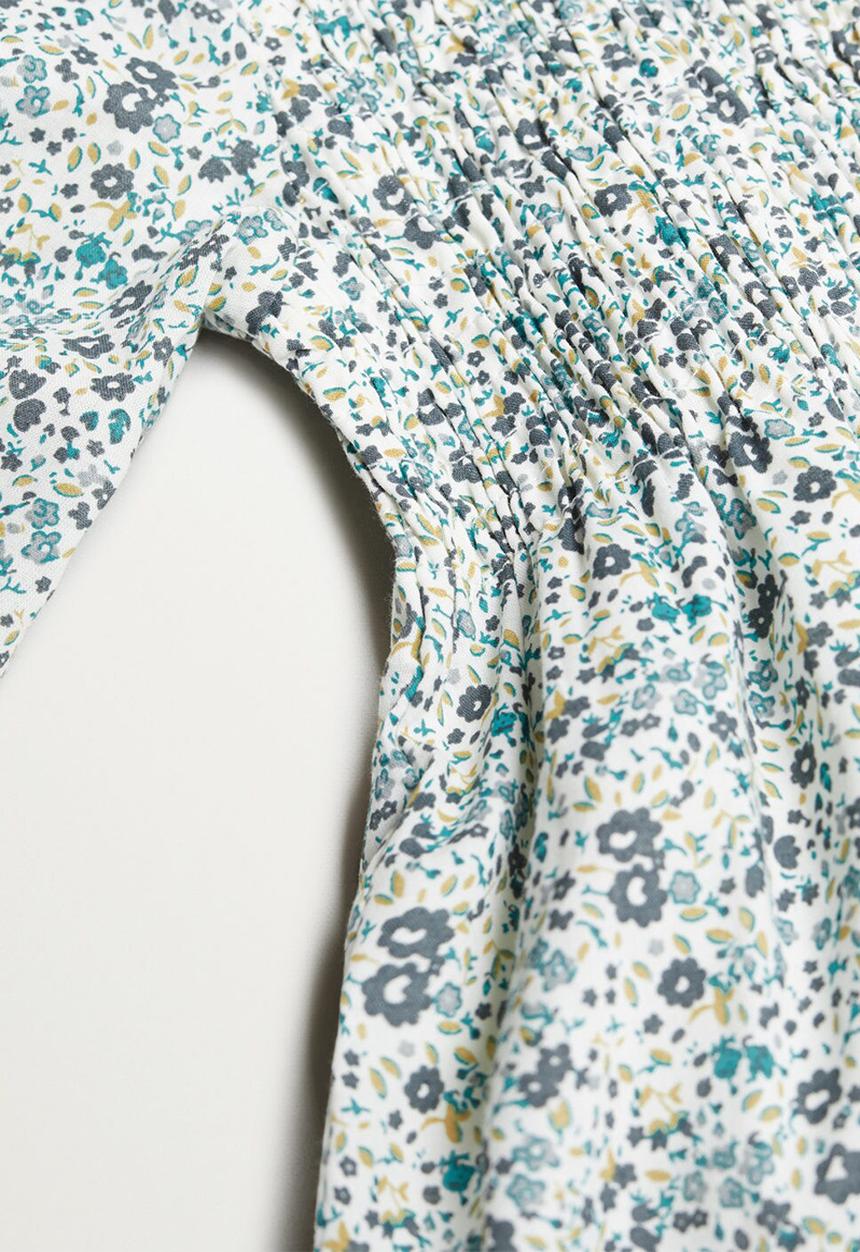 MANGO - Dress blume - blue