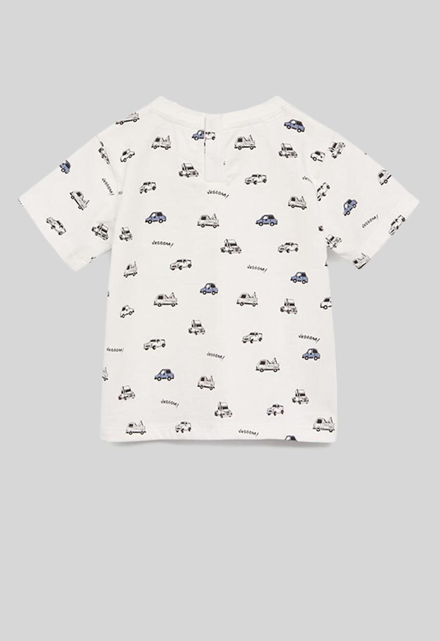 MANGO - T-shirt piero - white 