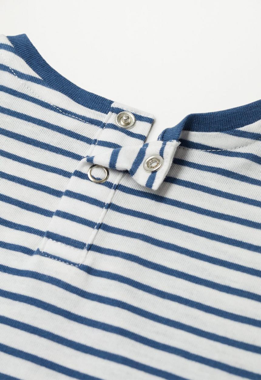 MANGO - T-shirt pocket - blue