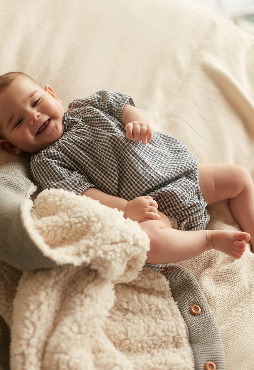 MANGO - Dungarees elena - grey & white 
