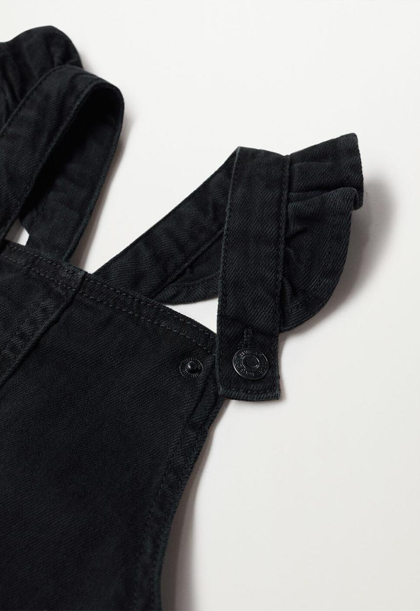 MANGO - Dungaree dress elvan - black