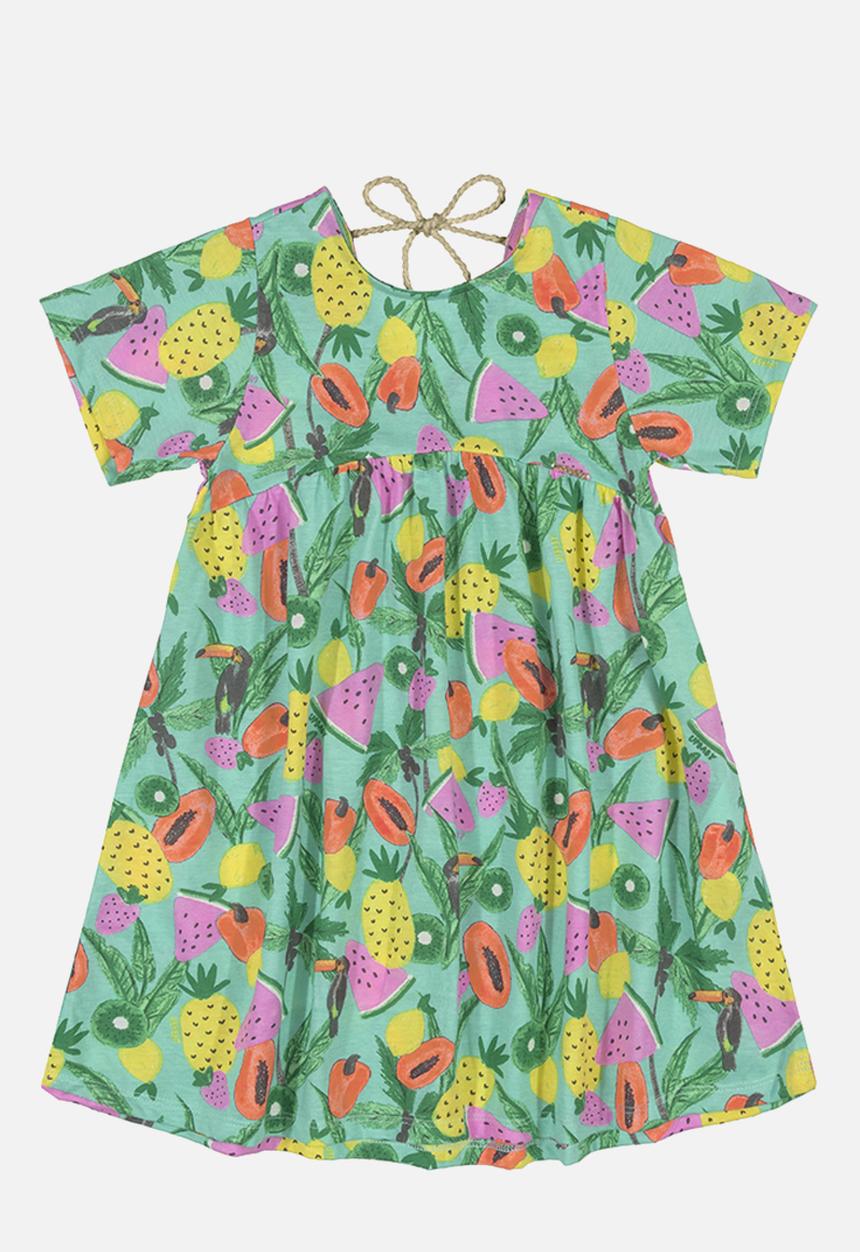 UP Baby - Floral dress - green