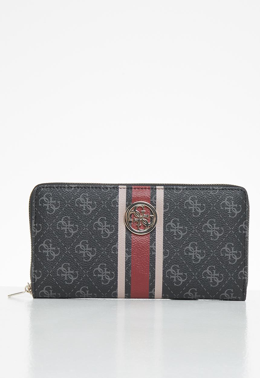 GUESS - Jensen slg cheque organizer - charcoal