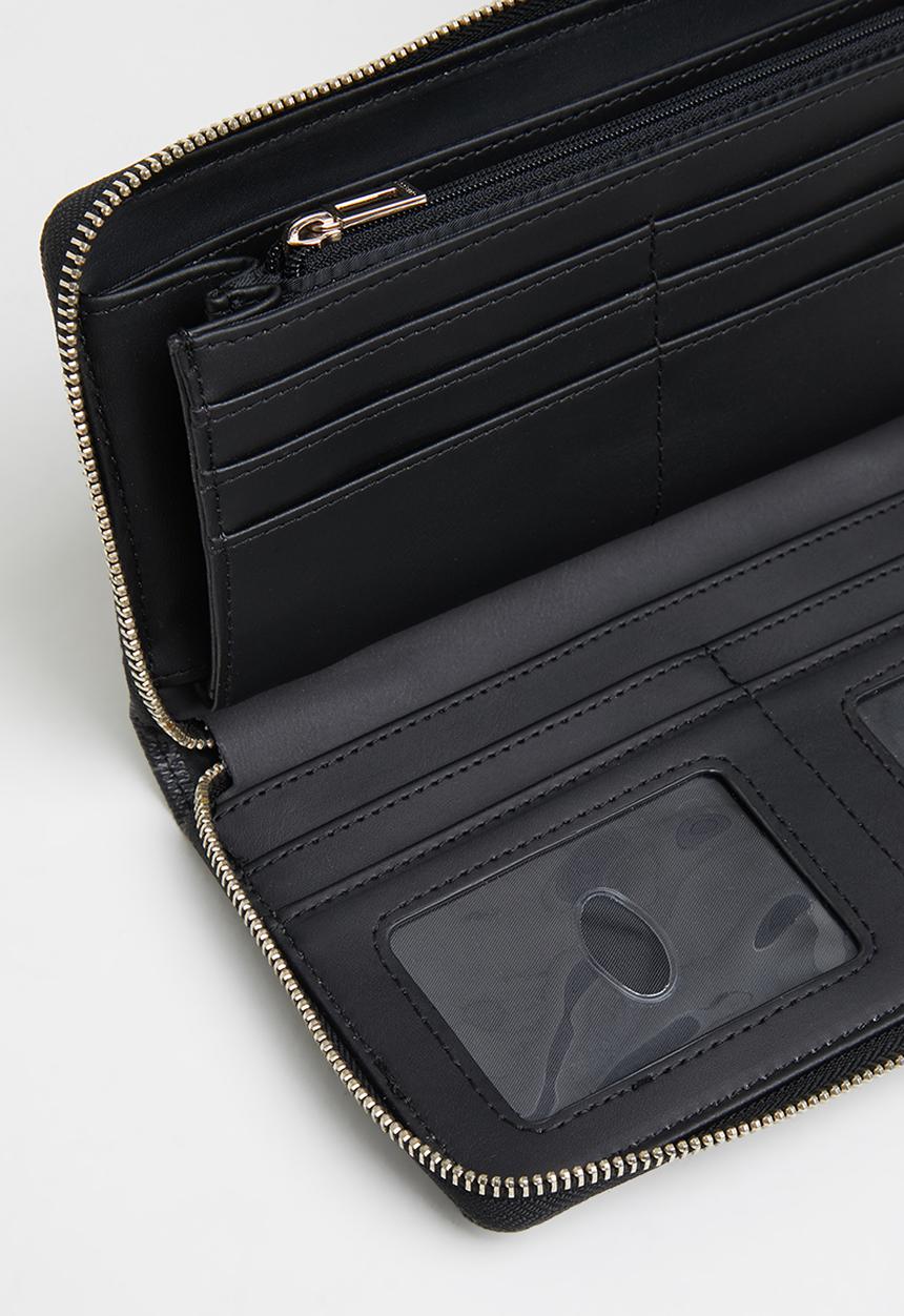 GUESS - Jensen slg cheque organizer - charcoal