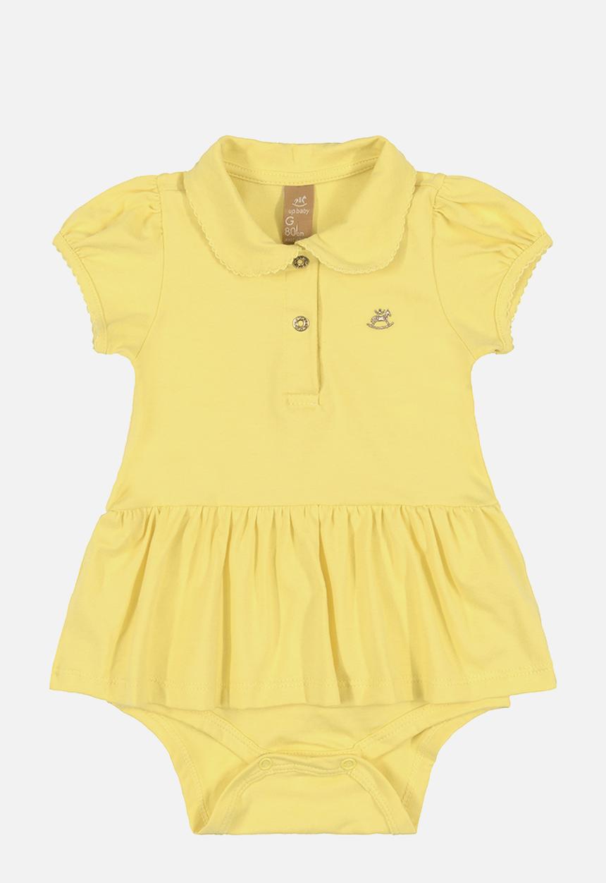 UP Baby - Bodysuit dress - yellow