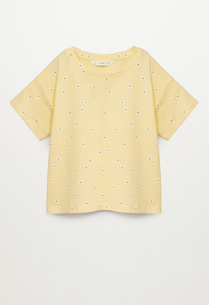 MANGO - T-shirt stamp - yellow
