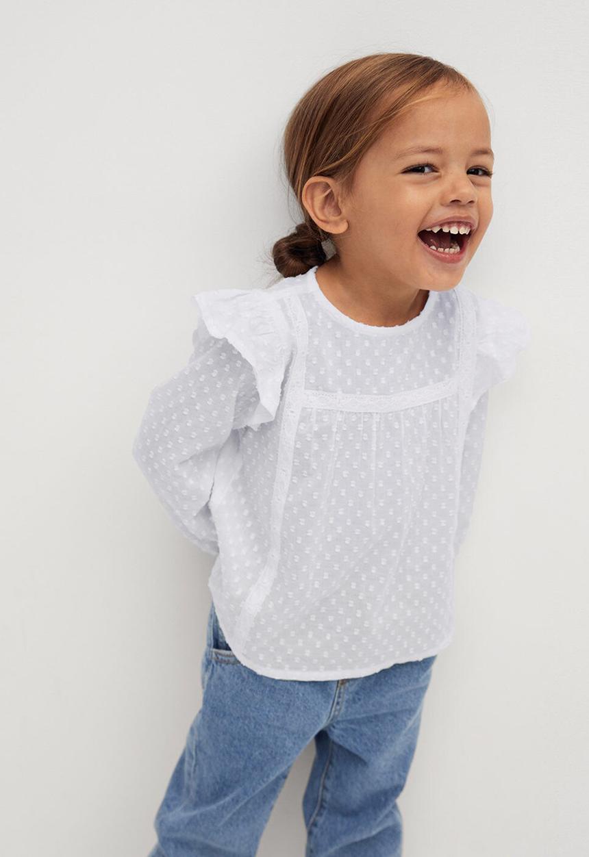 MANGO - Eva long sleeve shirt - natural