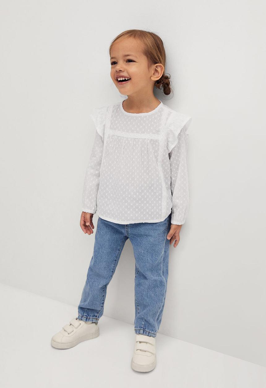 MANGO - Eva long sleeve shirt - natural